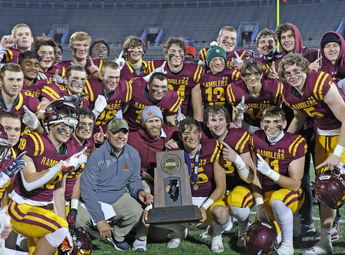 Loyola Academy won its fourth football state championship a year ago